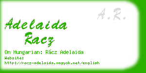 adelaida racz business card